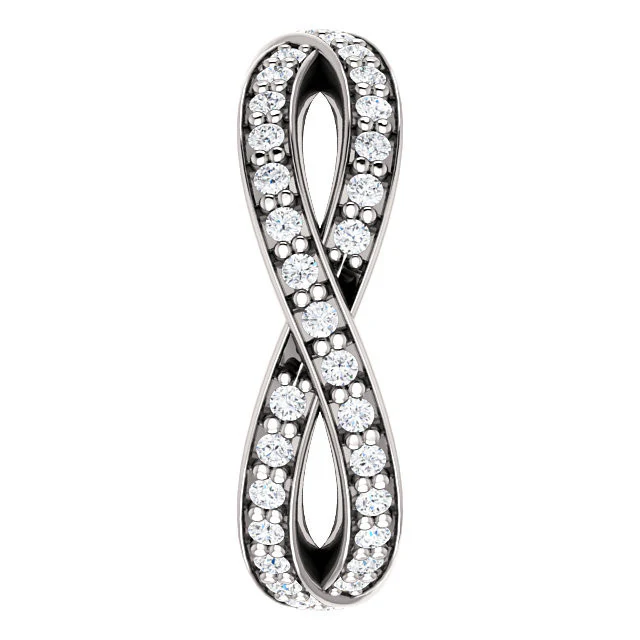 Cubic Zirconia Anniversary Ring Band, Style 05-39 (Inifinity Inspired Round or Square Eternity Band) - Image 6