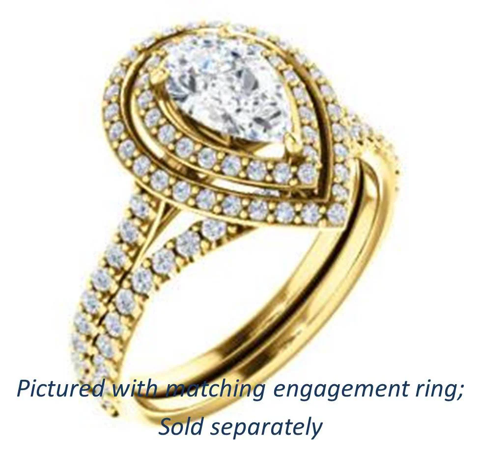 Cubic Zirconia Anniversary Ring Band, Style 122-14 (Alisa Matching Band) - Image 10