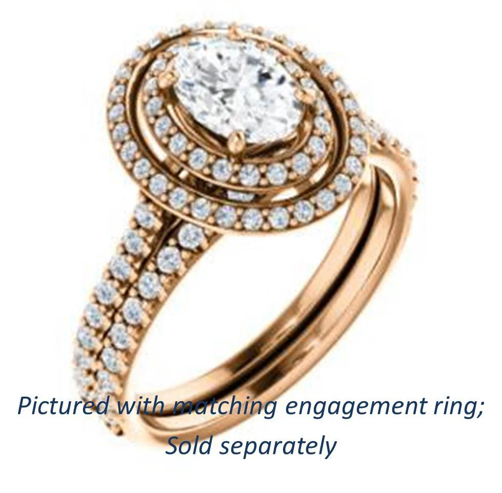 Cubic Zirconia Anniversary Ring Band, Style 122-14 (Alisa Matching Band) - Image 11