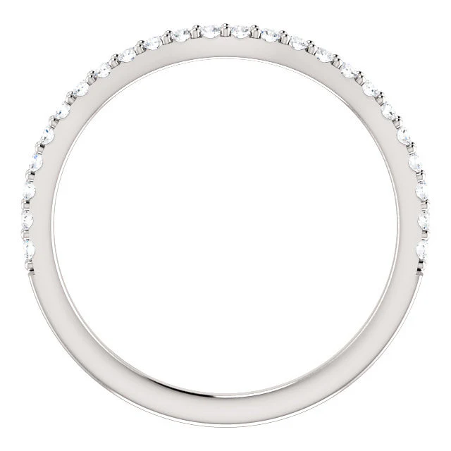 Cubic Zirconia Anniversary Ring Band, Style 122-14 (Alisa Matching Band) - Image 3