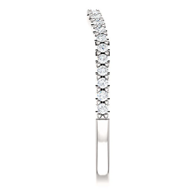 Cubic Zirconia Anniversary Ring Band, Style 122-14 (Alisa Matching Band) - Image 6