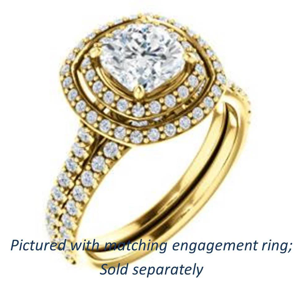 Cubic Zirconia Anniversary Ring Band, Style 122-14 (Alisa Matching Band) - Image 7