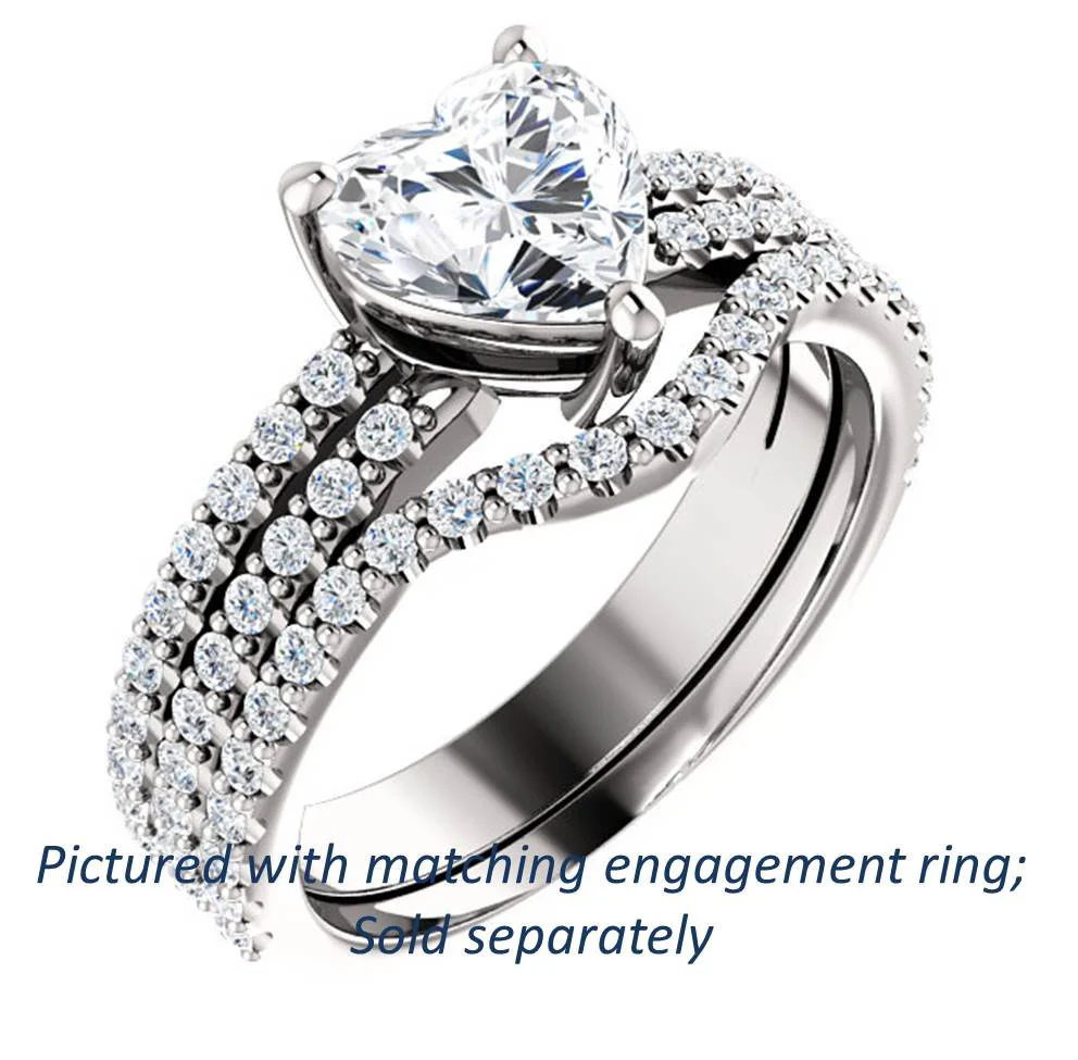 Cubic Zirconia Anniversary Ring Band, Style 122-142 (Kathryn Matching Band) - Image 13