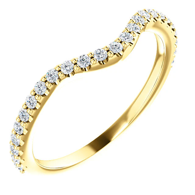 Cubic Zirconia Anniversary Ring Band, Style 122-142 (Kathryn Matching Band) - Image 6