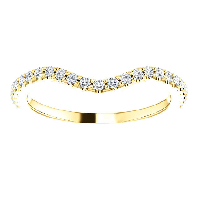Cubic Zirconia Anniversary Ring Band, Style 122-142 (Kathryn Matching Band) - Image 8