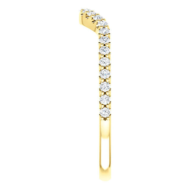 Cubic Zirconia Anniversary Ring Band, Style 122-142 (Kathryn Matching Band) - Image 9