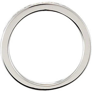 Cubic Zirconia Anniversary Ring Band, Style 121-593 (1.02 TCW Princess Channel) - Image 3