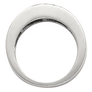 A Cubic Zirconia Anniversary Ring Band, Style 05-06 (1.50 TCW Baguette Channel) - Image 5