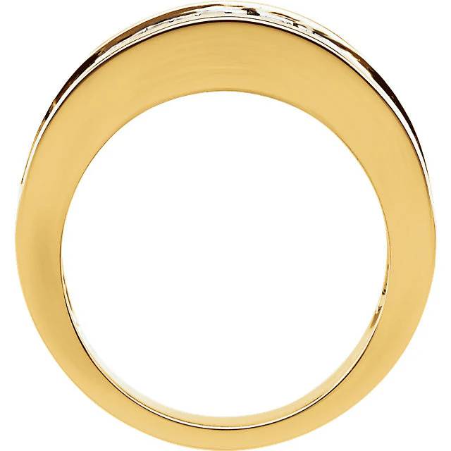 A Cubic Zirconia Anniversary Ring Band, Style 05-06 (1.50 TCW Baguette Channel) - Image 7