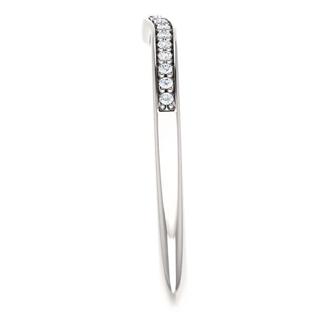 CZ Wedding Set, Style 05-37 feat The Rachelle engagement ring (Customizable Round Prong) - Image 16