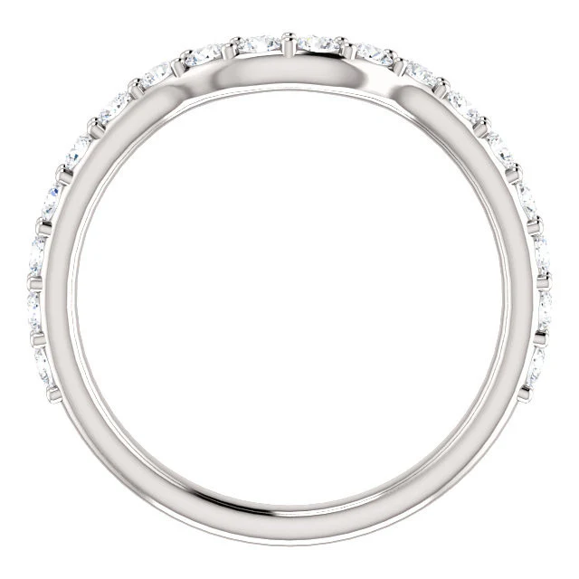 Cubic Zirconia Anniversary Ring Band, Style 122-189 (Chandita Matching Band) - Image 3