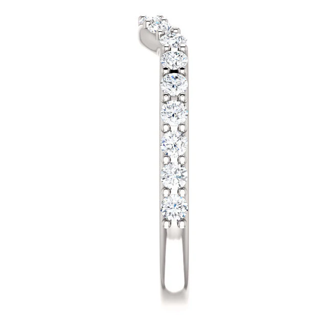 Cubic Zirconia Anniversary Ring Band, Style 122-189 (Chandita Matching Band) - Image 5