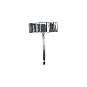 Cubic Zirconia Earrings- 3-Stone Stud - Image 3