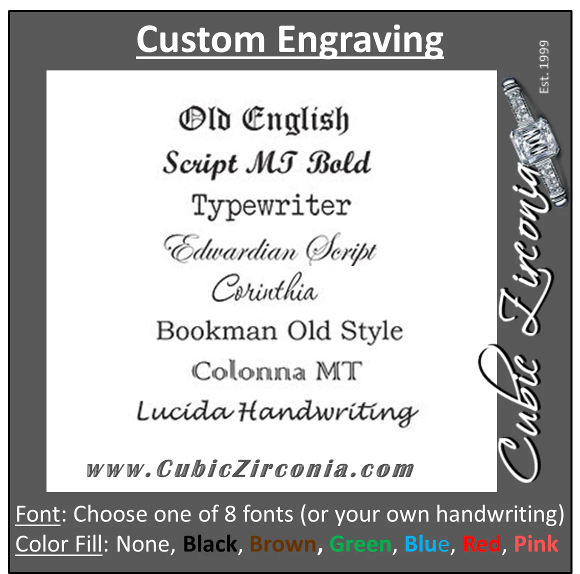 Our Custom Engraving for Rings, Wedding Bands, Cufflinks, Bracelets and More - Image 4