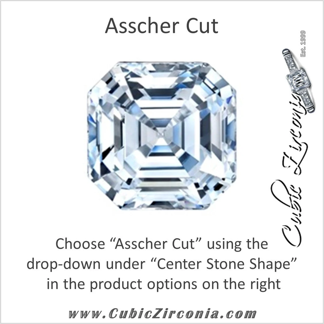 Cubic Zirconia Engagement Ring- The Catherine (Customizable Center with Vented Round Prong Accents) - Image 16