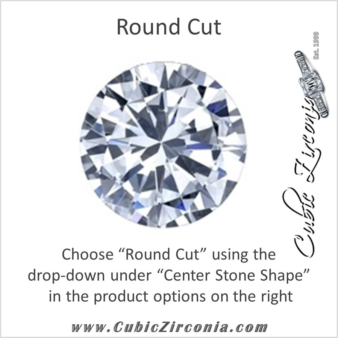 Cubic Zirconia Engagement Ring- The Nadia (Customizable Center with Heart Filigree Accents) - Image 13