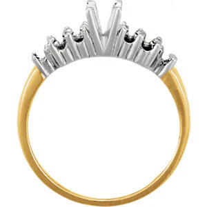 Cubic Zirconia Engagement Ring- The Jonique (0.50 Carat TCW 11-stone Round-cut) - Image 3