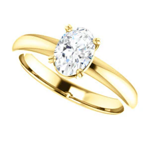 CZ Wedding Set, featuring The Marie Rosalind engagement ring (Customizable Oval Cut Solitaire with Tooled Trellis Design) - Image 9