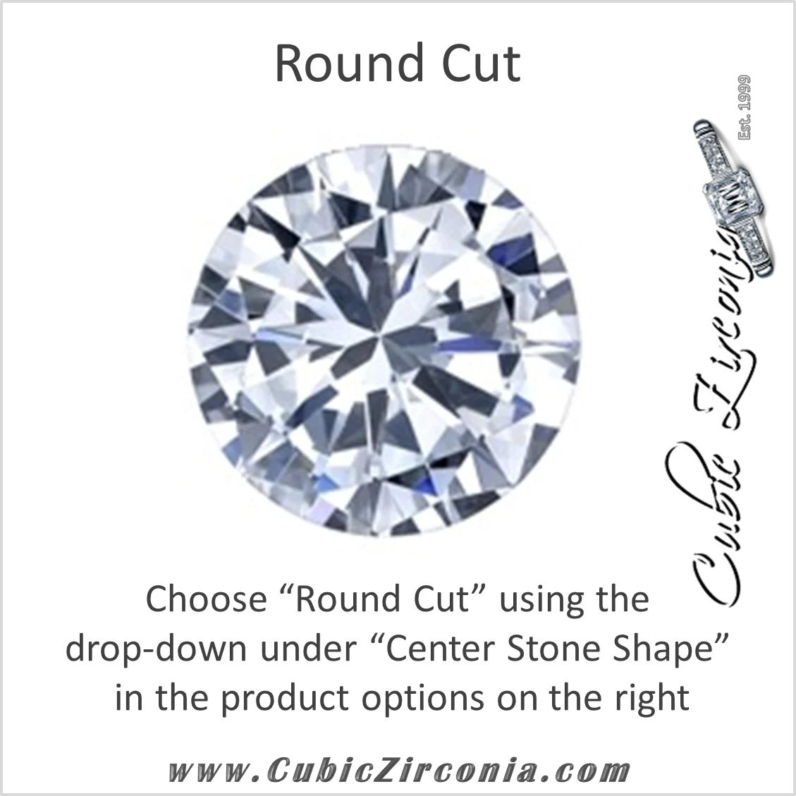 CZ Wedding Set, Style 12-82 feat The Gigi Engagement Ring (Customizable Halo Style with Pave Band) - Image 14