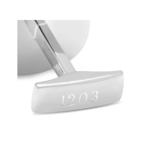 Men’s Cufflinks- 3D Sterling Silver Compass Design (Functional) - Image 4