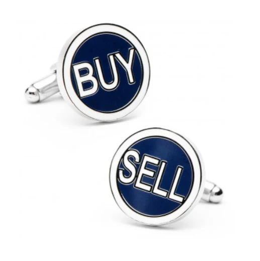 Men’s Cufflinks- Buy and Sell Circles - Image 2