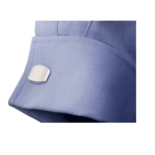 Men’s Cufflinks- Classic Sterling Silver Engravable Curved Squares - Image 5