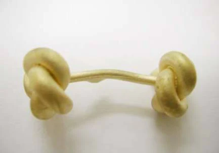 Men’s Cufflinks- Double-End Knotted Style - Image 3