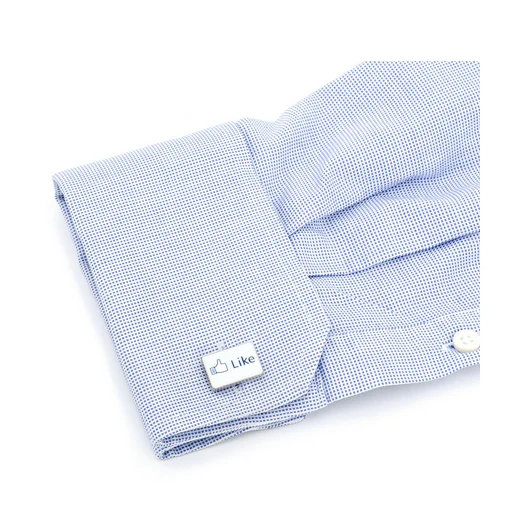 Men’s Cufflinks- Enamel Like/Dislike Social Network Design - Image 3