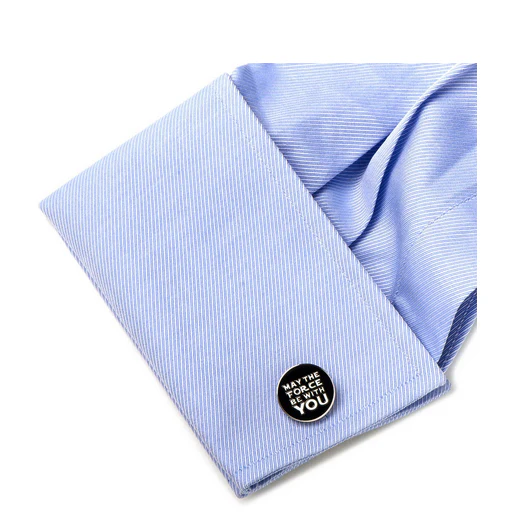 Men’s Cufflinks- "May the Force Be With You" (Licensed Star Wars ®) - Image 4