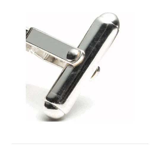 Men’s Cufflinks- Rectangular Carbon Fiber Checkerboard - Image 3