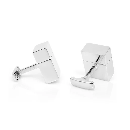 Men’s Cufflinks- Silver Plated 4GB USB Flash Drive - Image 4