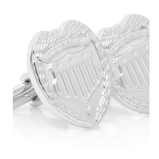 Men’s Cufflinks- Silver Plated Police Badges - Image 5
