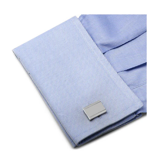 Men’s Cufflinks- Stainless Steel Engravable Etched Frames - Image 5
