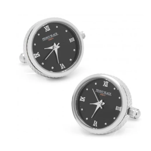 Men’s Cufflinks- Stainless Steel Functional Watch - Image 2