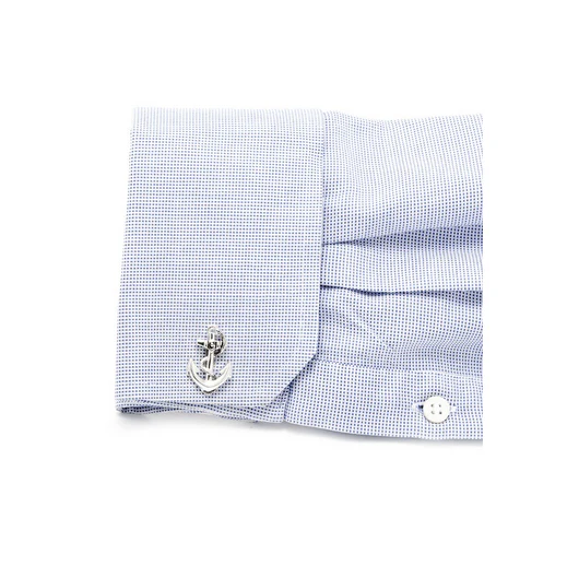 Men’s Cufflinks- Sterling Silver Boat Anchors - Image 4