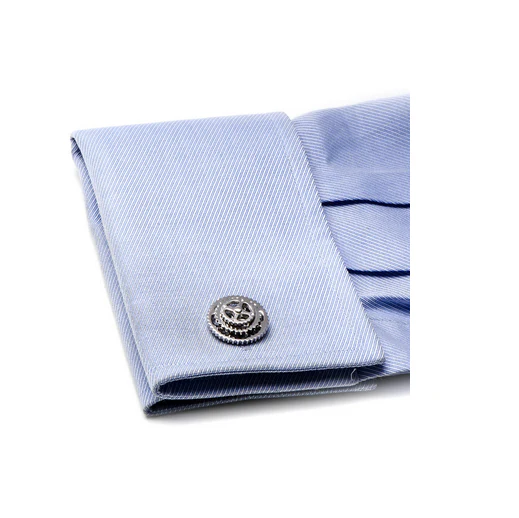 Men’s Cufflinks- Sterling Silver Cyclists Design - Image 5