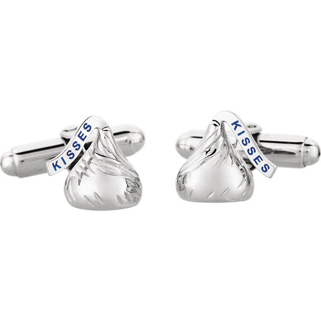 Men’s Cufflinks- Sterling Silver HERSHEY'S KISSES © - Image 2