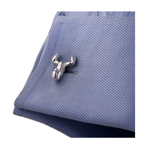 Men’s Cufflinks- Sterling Silver Scorpions - Image 4