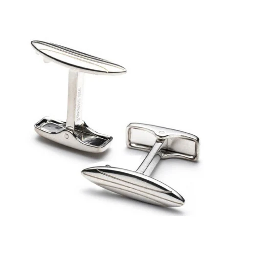 Men’s Cufflinks- Sterling Silver Surfboards - Image 3