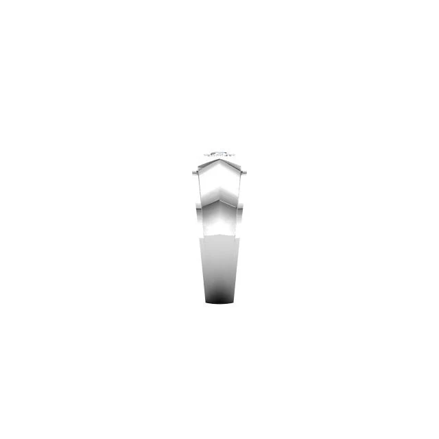 Cubic Zirconia Men's Wedding Band – The Benny Binion Ring (0.5 TCW Solitaire) - Image 6