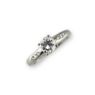 Cubic Zirconia Engagement Ring- The Juliet (2 TCW 12 Stone Pave Setting) - Image 4