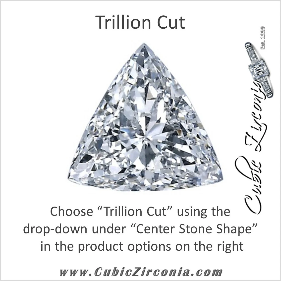 Cubic Zirconia Engagement Ring- The Deanna (Customizable Semi-Solitaire with Leafy-inscribed Band) - Image 15